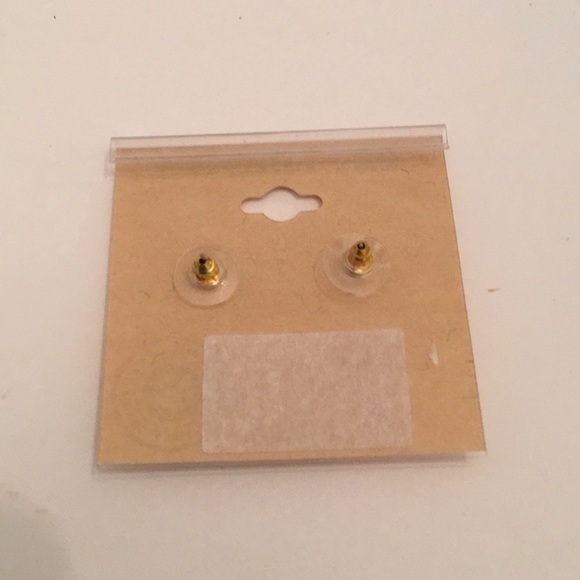 Pet friends earrings. Gold tone - Picture 3 of 3